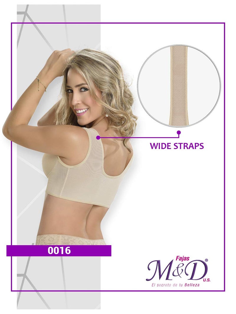 MD M&D 0016 Surgical Breast Augmentation Bra | Faja Colombiana Bra - Image 4